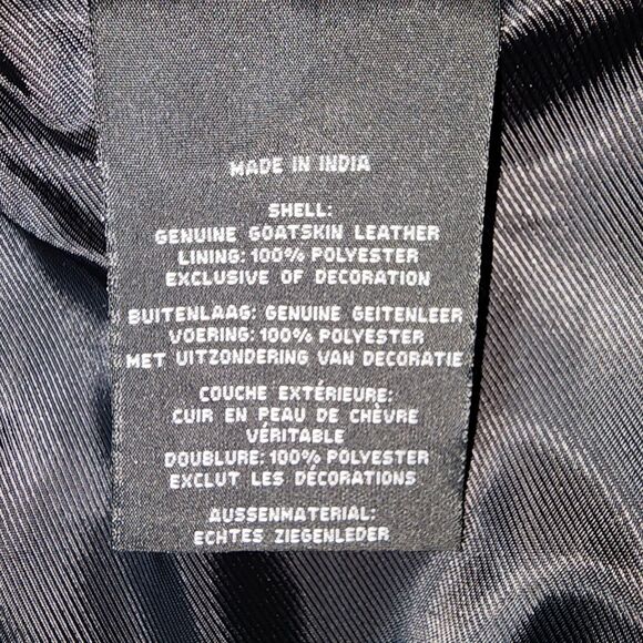 Harley Davidson Burgundy Leather Motorcycle Jacket Size M - Picture 11 of 11